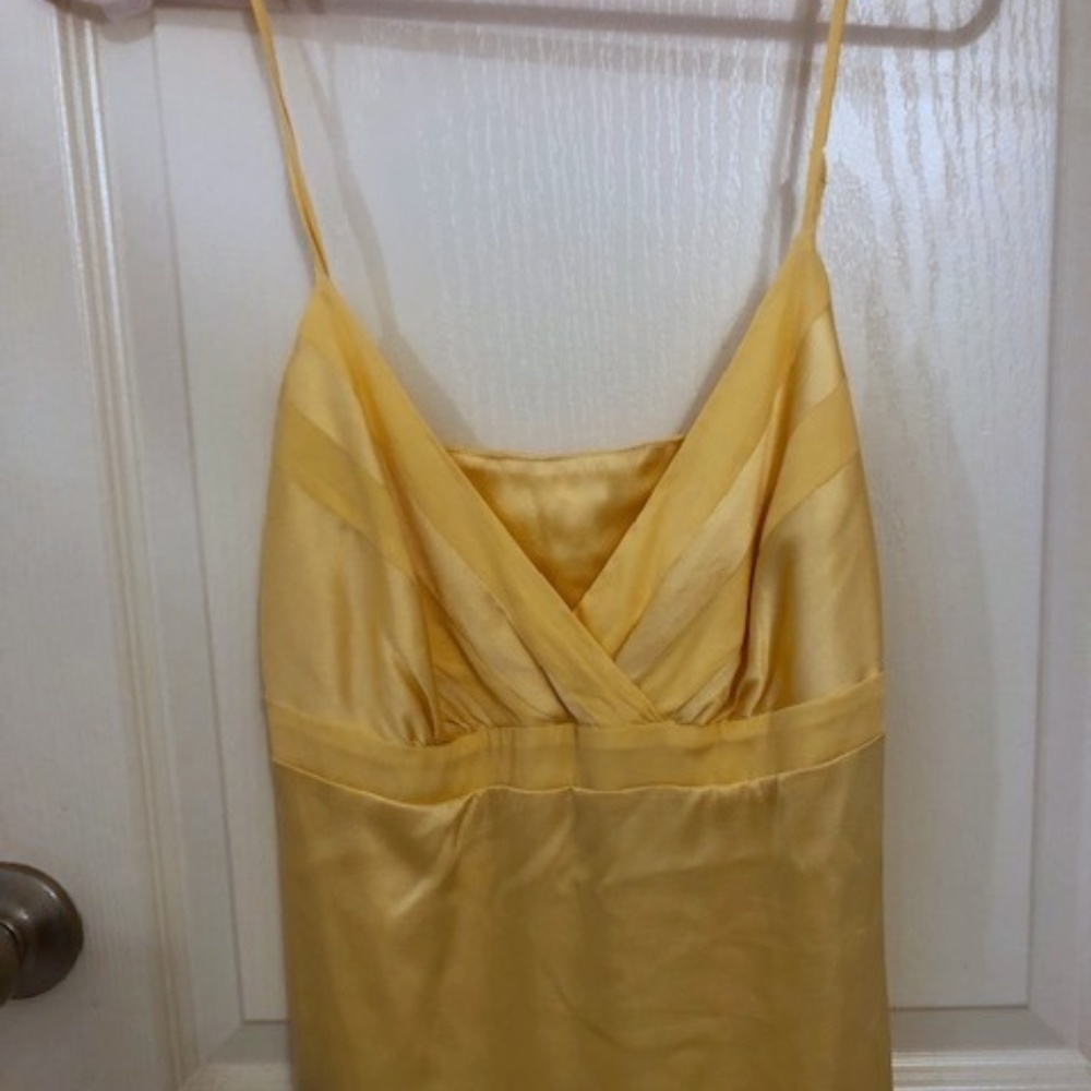 Bebe Silk Tank Top